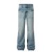 Washed Denim Long Trendy Brand High Street Men's American Style Loose Casual Distressed Straight-Leg Wide-Leg Pants_mkmklike.com