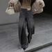 Women's Clothing Y2K Style Retro Deconstructed Reversible Wide Leg Jeans For Women._mkmklike.com