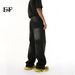 EF JEANS | 2025 Spring New American Retro Washed Wide Leg Straight Men's And Women's Loose Jeans_mkmklike.com
