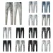 designer Ksubi High Quality Fashion Wash Tvintage Ripped Straight Leg Mens Personality Street Jeans_mkmklike.com