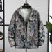 Loom Men's Shirt Spring Autumn Denim Stylish Jacket Loose Jacquard Light European American Trend Designer Retro Coat_mkmklike.com