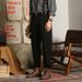 Pure Overalls Vintage Workwear Japanese American Style Retro Strap Pants Men's Straight-Leg_mkmklike.com