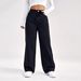 Women's Clothing Plus Size High-Waisted Women's Jeans – Straight Leg & Wide Fit (S-5XL, 5 Colors)_mkmklike.com