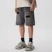 Vintage Distressed Denim Shorts for Men Relaxed Fit 5-Inch Inseam Casual Summer Ripped Details_mkmklike.com