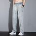 Jeans Men's Loose Straight Spring And Autumn Skinny Casual Pants Men's Loose Trousers Men's_mkmklike.com