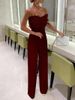 Women's Clothing Feather Tube Top Sexy Fashion Jumpsuit_mkmklike.com