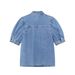 Chicco Foreign Trade Wholesale Street Style Bowknot Decorated Shirt 6164169 Denim Cape Skirt 6164157 Set_mkmklike.com