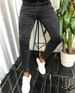 Slim Fit Ripped Cotton Jeans, Men's Casual Street Style Distressed Mid Stretch Denim Pants For Spring Summer_mkmklike.com