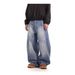 American Style Curved Knife Jeans Men's 2025 Summer New Washed Slimming Straight Wide Leg Casual Pants_mkmklike.com
