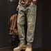 Men's Distressed Straight-Leg Jeans – Vintage Washed Denim With Ripped Details (Light Blue, Sizes 28-36)_mkmklike.com