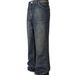 Men's Clothing 25 Autumn American Retro Blue Washed Distressed High Street Flared Jeans_mkmklike.com