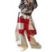 American Retro White Chain Printed Jeans Men's And Women's Spring And Autumn New Street Fashion Scimitar Wide-leg Trousers_mkmklike.com