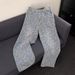 Men's Light Blue Jacquard Print Jeans – High-Waisted Straight-Leg With Flared Hem (S-3XL, Vintage Wash, Slim Fit, Streetwear Staple)_mkmklike.com