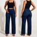Women’s Vintage Jeans – High Stretch Straight Leg Denim Pants (Dark Blue/Light Blue/Black, Sizes XS-3XL, Mid-Rise Comfort Fit)_mkmklike.com