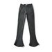 Trendy Girl Closet Trendy Girl Closet Hot Sale European And American Style Slim Fit Leg-Lengthening Bootcut Flared Floor-Length Washed Jeans_mkmklike.com