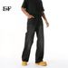 EF JEANS | 2025 Spring New American Street Ripped Jeans Middle Waist Skinny Black Trousers Trendy Men_mkmklike.com