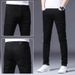 Men's Slim Fit Stretchy Ripped Jeans Retro Style Trendy Brand Summer Thin Cropped Length_mkmklike.com