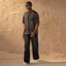 High Street Retro Washed Distressed Jeans Loose Straight Leg Wide Leg Trousers Trendy Brand Floor Length For Teenagers Men_mkmklike.com