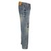 Men's High-End Stylish Tapered Jeans Loose Fit Distressed Ripped Patched Harem Pants Summer Regular Style_mkmklike.com