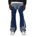 Men's High Street Straight Leg Cargo Pants European And American Style Trendy Jeans Fashion_mkmklike.com