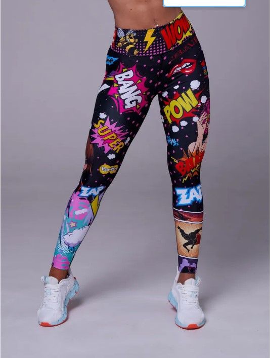 Women's clothing Trade Source Hot Sale 3D Printed Cartoon Anime Pencil Pants Women Yoga Leggings_mkmklike.com