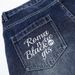 Street Style Floral Embroidery Denim Wide-Leg Men's Vibe Trend Washed Vintage Distressed Straight Pants_mkmklike.com