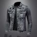Men's Clothing Denim Jacket Men Spring And Autumn American Retro Distressed Trend Slim Fit Motorcycle Jacket Workwear Casual Tops Men_mkmklike.com