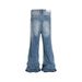 Men's Clothing High Street Fashion Brand Loose Tassel Cat Whisker Slightly Flared Trousers RO Style Wide Leg Trousers Casual Trousers Jeans_mkmklike.com