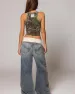 Y2K Hip-hop Stitching Fashion Joker Retro Jeans Female Korean Casual Simple Dress Essential Wide-leg Pants Loose Joker Overalls_mkmklike.com
