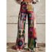 Cross-border European And American Foreign Trade Plus-size Casual Pants, Thin Jeans, Wide-leg 3D_mkmklike.com