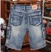 Men's Clothing Denim Shorts Men's Trendy INS Summer Wear Retro Loose Casual Multi Pocket Workwear Five Point Pants_mkmklike.com