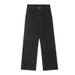 Men's Trendy High Waist Cargo Jeans with Pockets Loose Straight Leg Wide Leg Retro American Style Casual Trousers_mkmklike.com