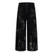 Streetwear Graffiti Jeans - Oversized Distressed Denim Pants With Paint Splatter & Washed Effect For Urban Fashion_mkmklike.com