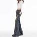 American Retro High-waisted Women's Jeans 2026 Spring Collection, Loose Fit, Slimming, Slightly Flared Wide-leg_mkmklike.com