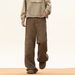 Men's High Street Distressed Workwear Jeans – Oversized Cargo Pants With Vintage Wash & Utility Pockets_mkmklike.com