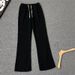 American High Street Vibe Style Yellow Mud Jeans For Men And Women 2025 New Slim Fit Straight Leg Micro Flared Pants_mkmklike.com