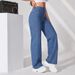 High-Waisted Straight Leg Jeans – Classic Navy, Tailored Fit (XS-5XL)_mkmklike.com