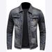 Northfold Wholesale Autumn Motorcycle Fashion Trendy Korean Version Men's Slim Fit Coat Retro Casual Stylish Denim Jacket_mkmklike.com