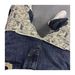 Men's Trendy Slightly Baggy Slim Fit Jeans Heavy Patchwork Design Tapered Style Denim_mkmklike.com