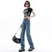 High-Waisted Fleece Lined Thickened Women's Jeans Slimming Petite Wide Leg Pants Loose Fit Straight Leg Denim For Autumn Winter_mkmklike.com