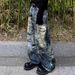 Men's 3D Printed Distressed Jeans – Loose Fit Streetwear Denim Pants With Digital Illusion Design (Blue, S-XXXL)_mkmklike.com