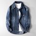 Large Size Men's Clothing New Trendy Brand Retro Denim Jacket Men's Heavy Industry Patch Fattening Large Size Denim Jacket Men's Factory_mkmklike.com