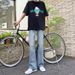 Men's Clothing Retro Washed Blue Flared Jeans Loose Straight Leg Men's Summer Style Versatile Casual Wide Leg Pants_mkmklike.com