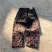 Men's And Women's Cross Border Foreign Trade Derschutze Street Style Jeans Retro Plum Blossom Embroidery Straight Leg Pants_mkmklike.com