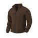 European And American Men's Polar Fleece Spring Autumn Winter Outdoor Zipper Stand Collar Jacket Top_mkmklike.com