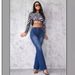 2025 European and American foreign trade women's clothing independent station new fashion casual high waist belly slim jeans women_mkmklike.com