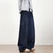 Men's Clothing Men's Trendy Wide Leg Trousers American Retro Design Curved Blade Jeans Large Pockets Loose Fit_mkmklike.com