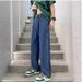 Men's Elastic Waist Drawstring Jogger Jeans - Relaxed Fit Straight Leg Casual Trousers With Stretch Comfort_mkmklike.com