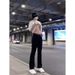 Nordmann Black Jeans For Men With A Sense Of Design, Slightly Flared, Slimming, Long Pants, Autumn And Winter Style, American_mkmklike.com
