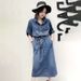 ELLE European Style Denim For Women, Waist-Cinching Mid-Length, 2022 New Spring/Summer Korean Version, Elegant Loose Thin_mkmklike.com